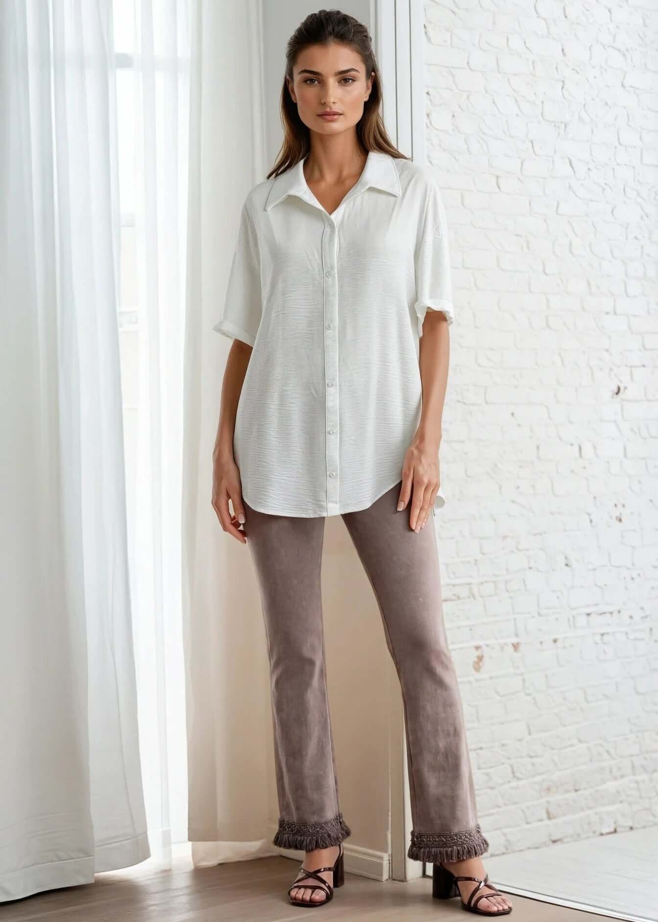 Julie Oversized Button Down