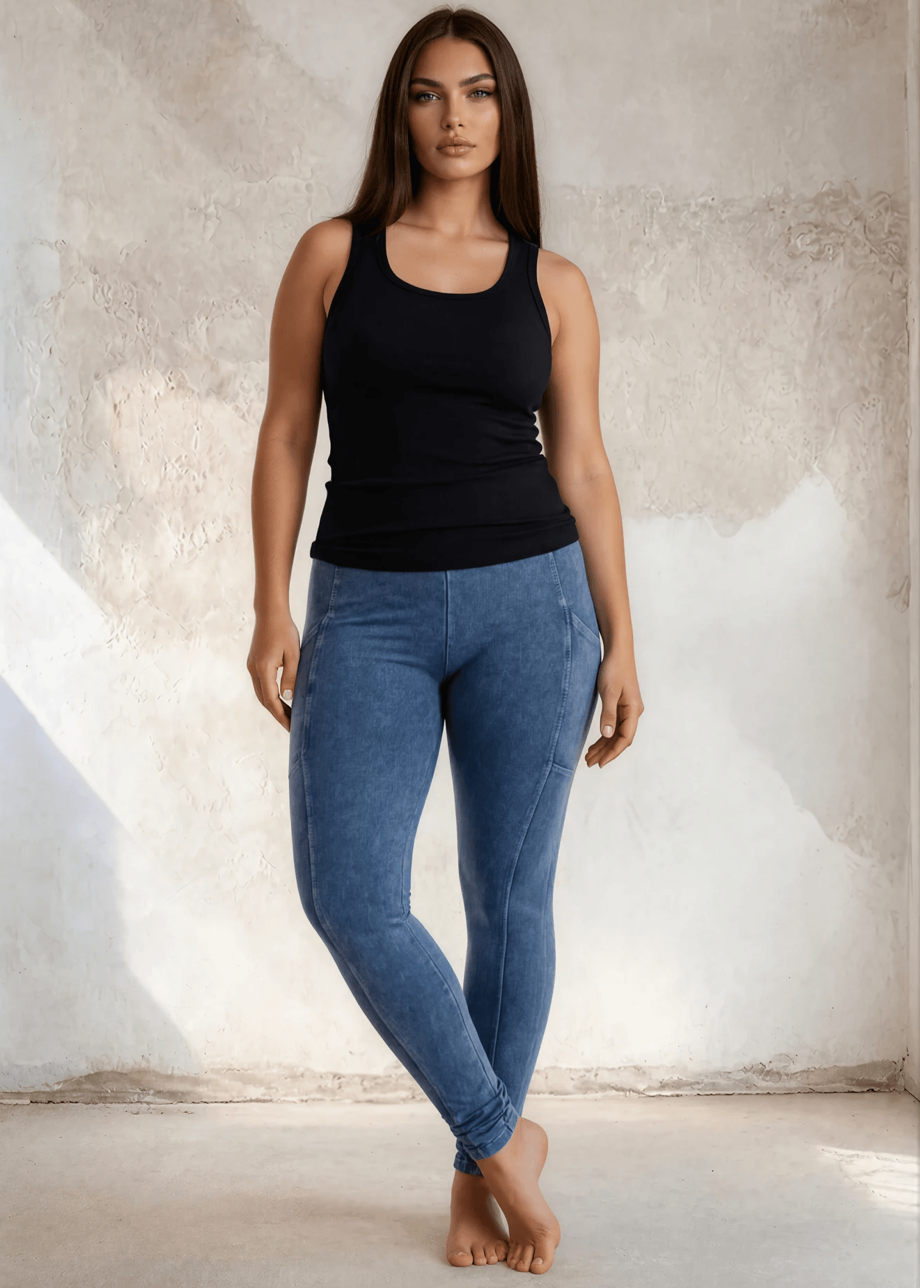Tummy Tucker Tank Top (Black)