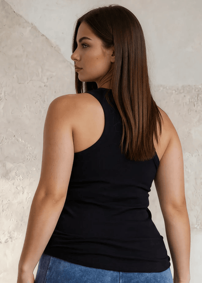 Tummy Tucker Tank Top (Black)