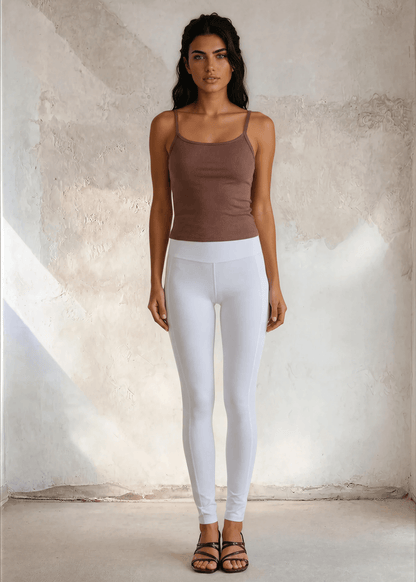 Strappy Crop Tank Top Bra30 (Brick)