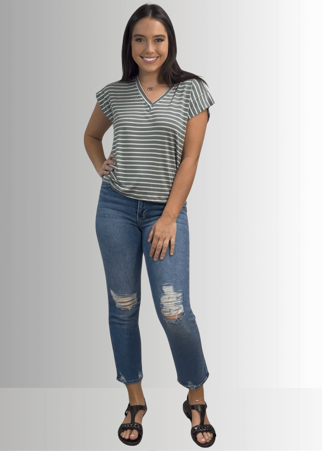 Hei V-Neck Tee
