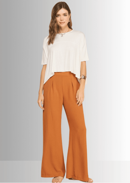 Sedona Lightweight Cropped Length Top - Off White