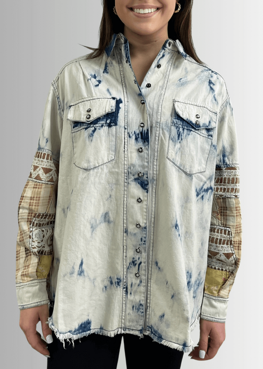 In the Clouds Denim Shirt Jacket Made in USA