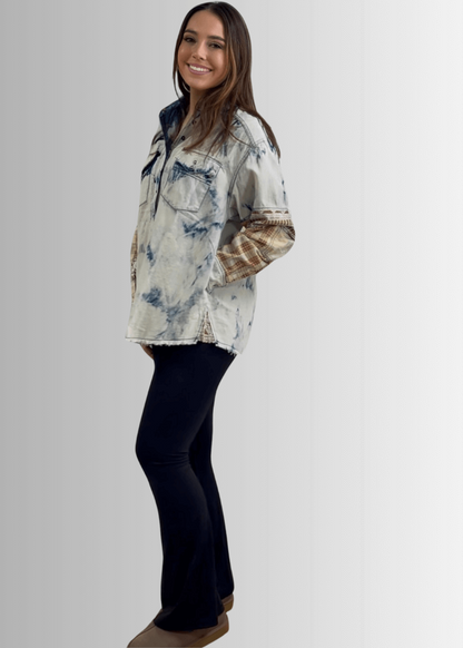 In the Clouds Denim Shirt Jacket Made in USA