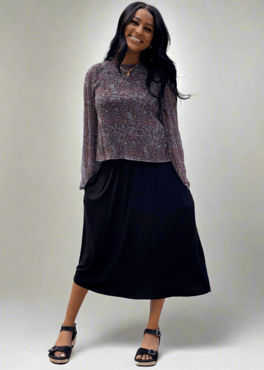 A Touch of Class Bell Sleeve Blouse CLEARANCE FINAL SALE