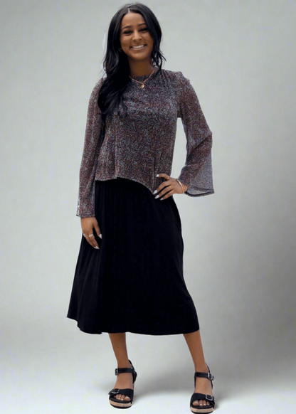 A Touch of Class Bell Sleeve Blouse CLEARANCE FINAL SALE
