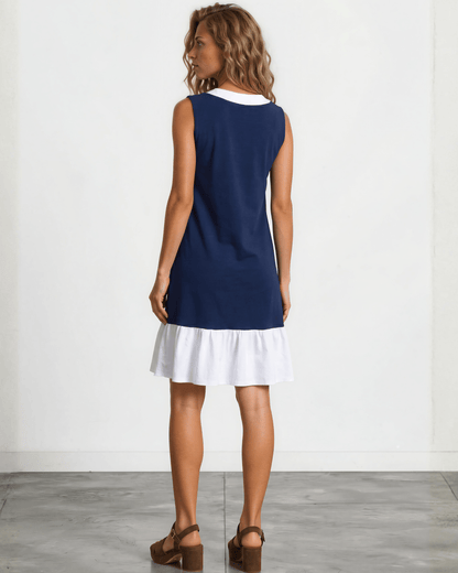 Newport Coast Organic Cotton Dress - Navy