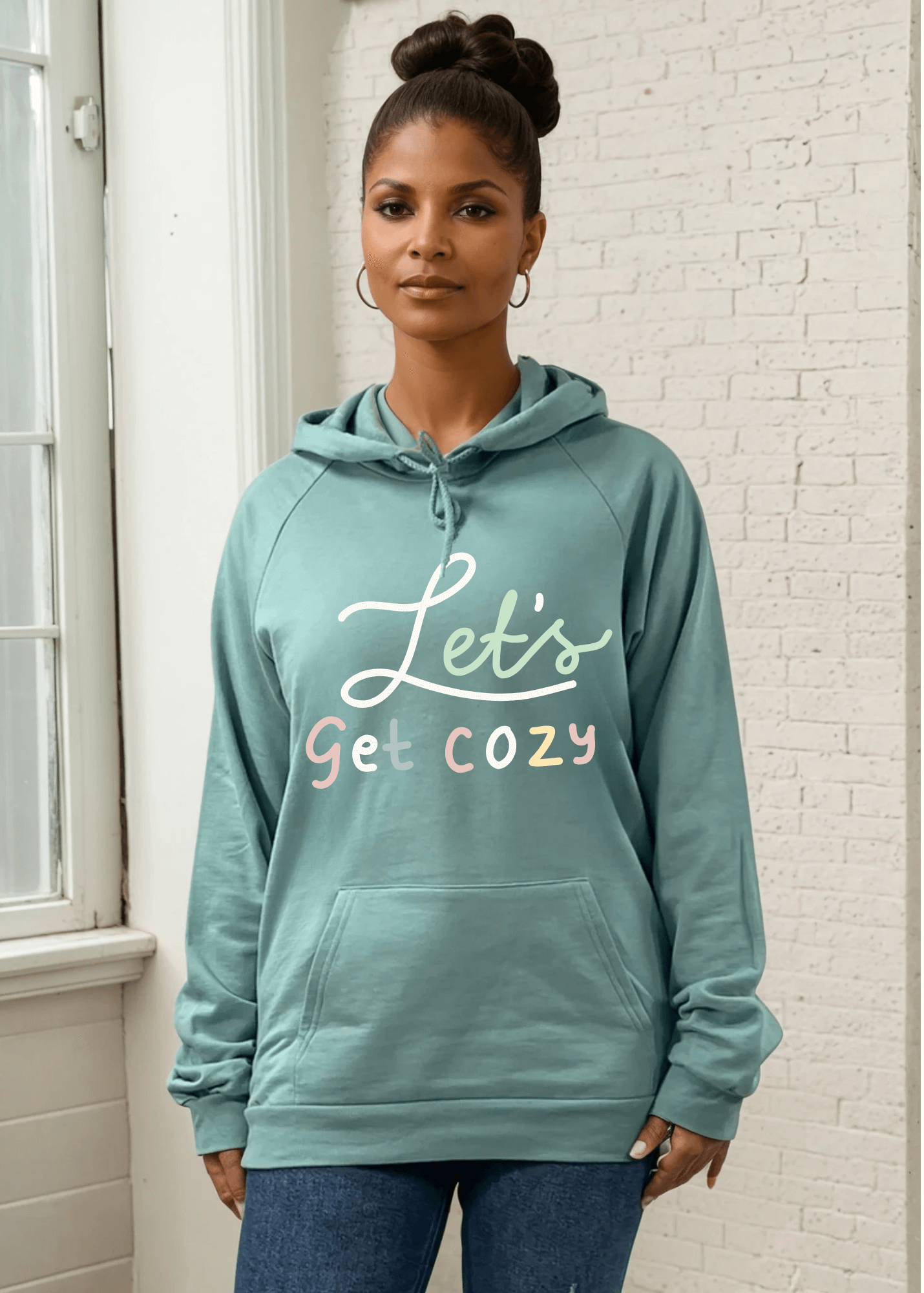 Let's Get Cozy Organic Cotton Fleece Hoodie