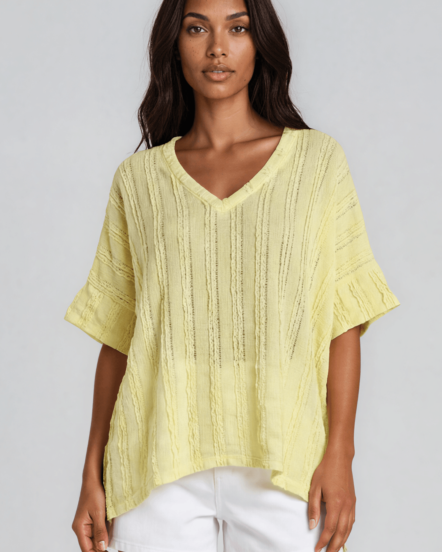 Laurel Textured Top - Yellow