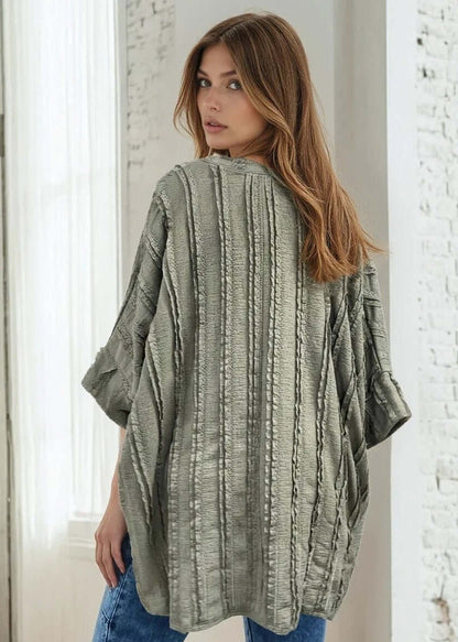 Laurel Textured Top - Sage