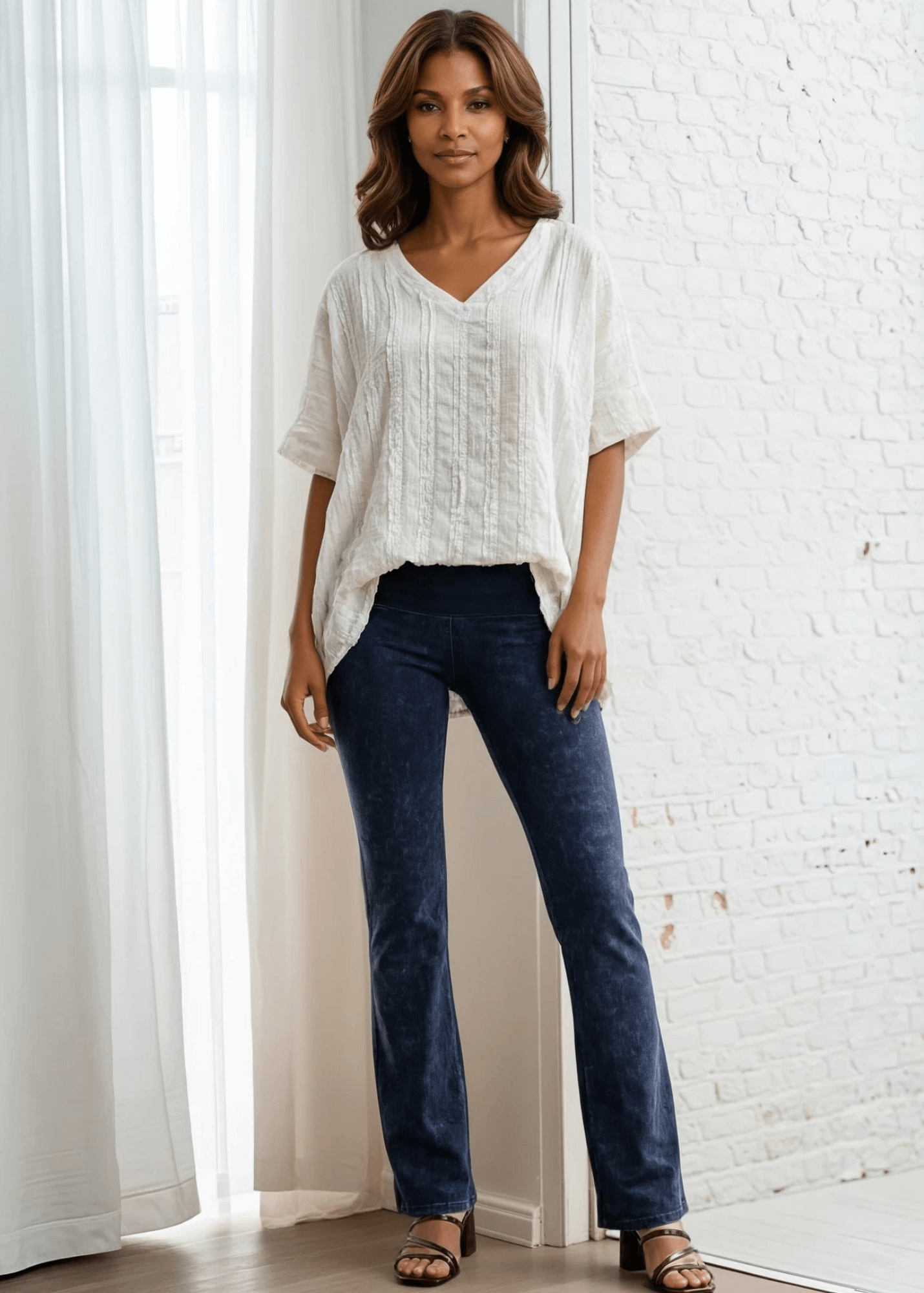 Laurel Textured Top - Sage