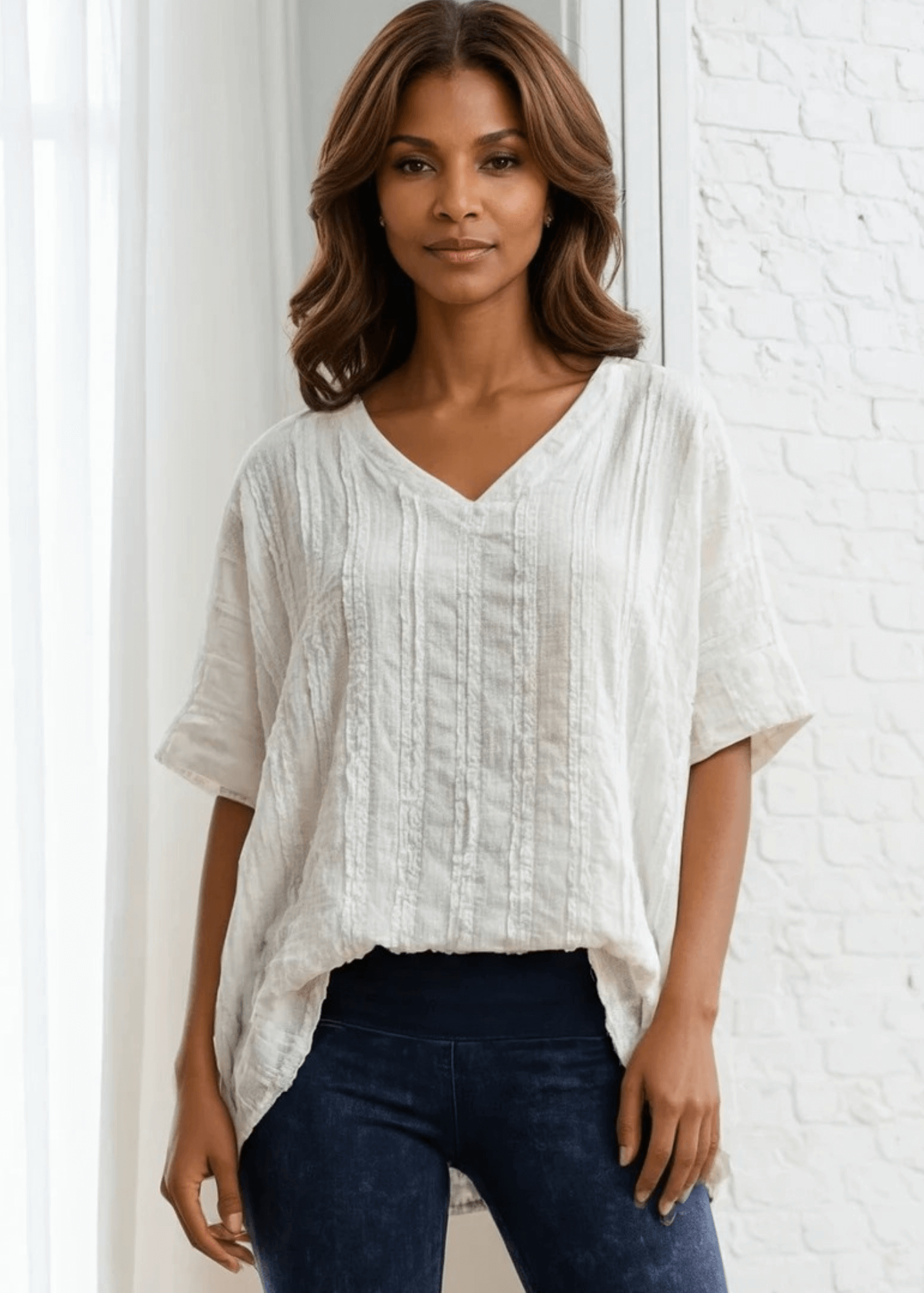 Laurel Textured Top - Sage