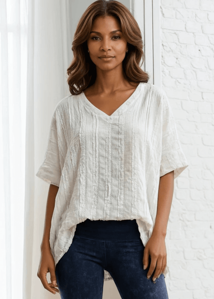 Laurel Textured Top - Sage