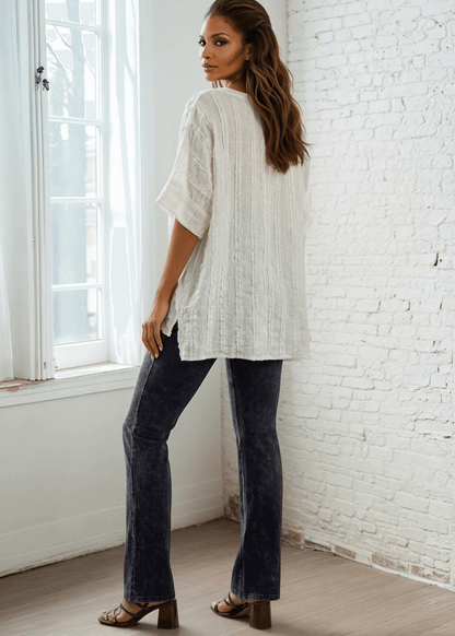 Laurel Textured Top - Sage
