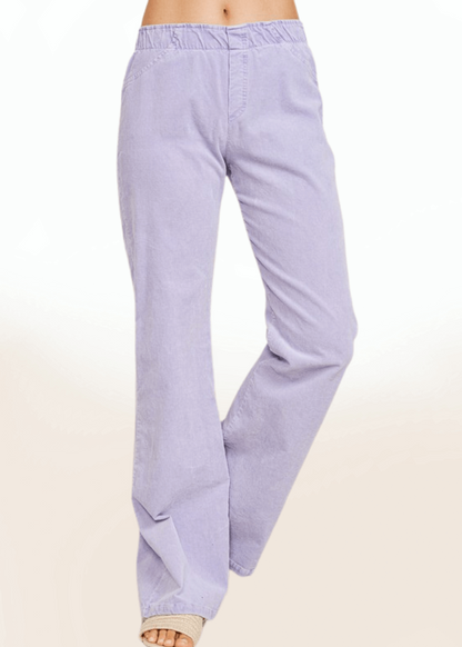 Lavender Cotton Corduroy Pants Made in USA