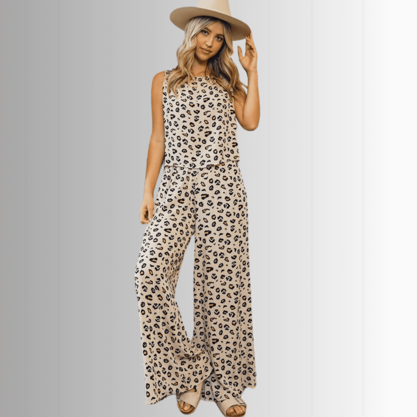 Super Cute Animal Print Casual Pants Set - Clearance Final Sale