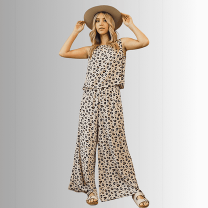 Super Cute Animal Print Casual Pants Set - Clearance Final Sale