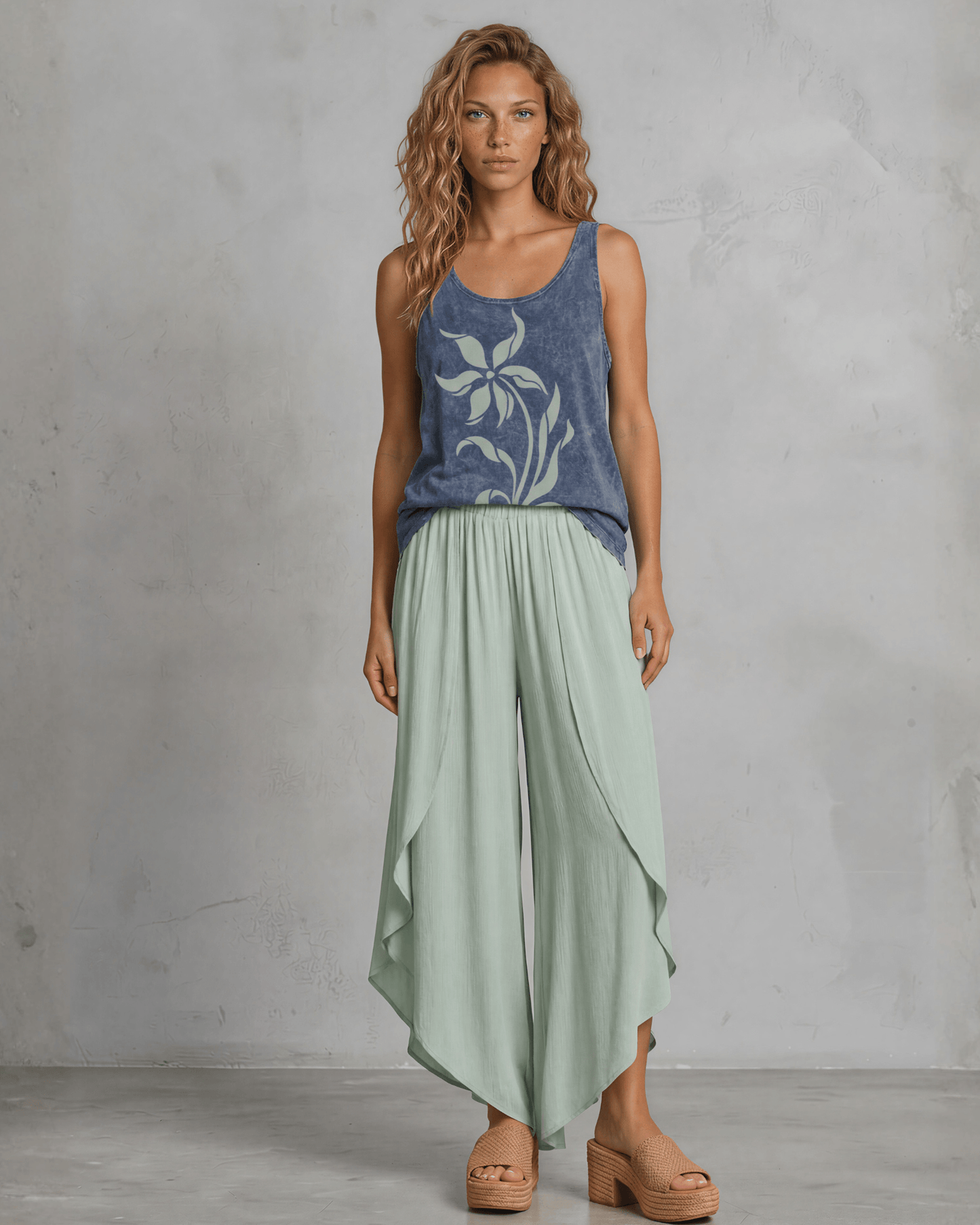 Lily Whisper Tank Top | Sage