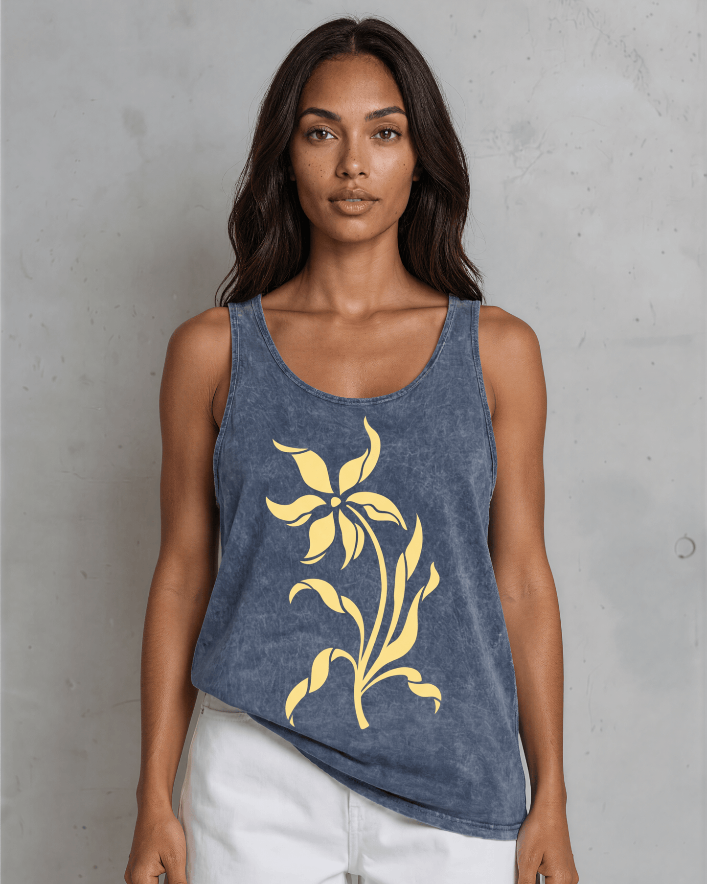 Lily Whisper Tank Top | Yellow