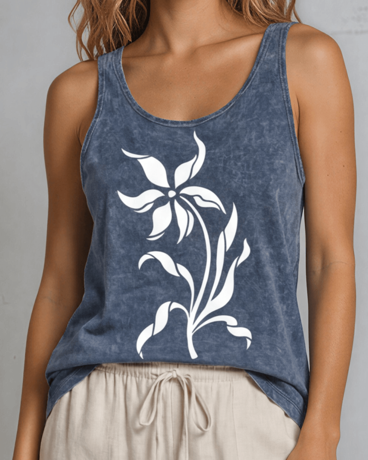 Lily Whisper Tank Top | White