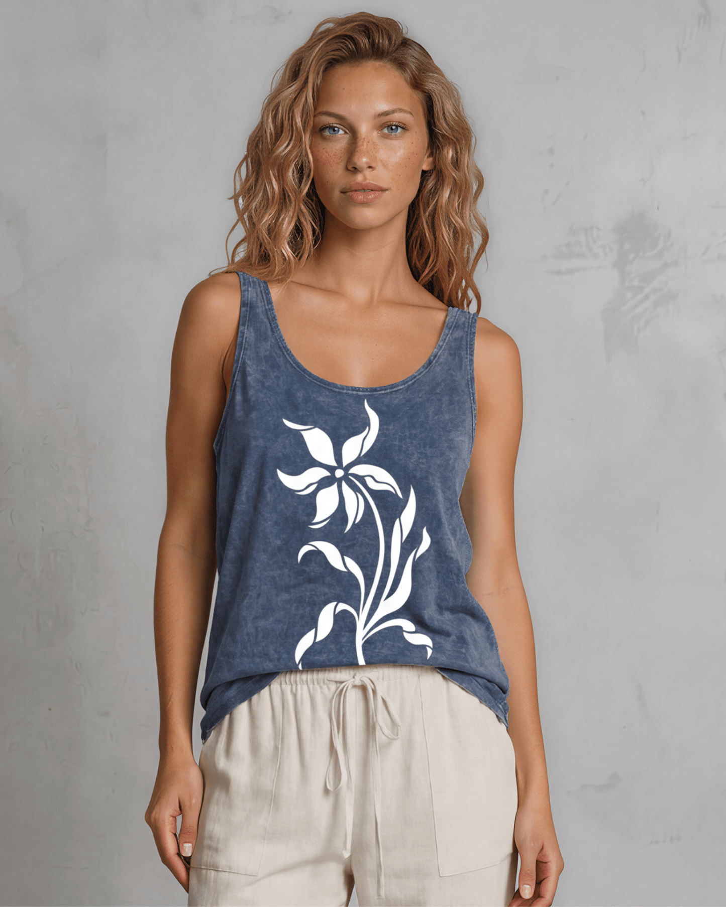 Lily Whisper Tank Top | White