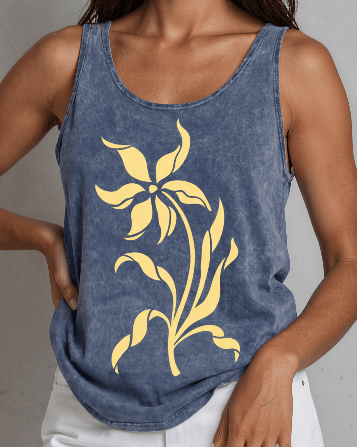 Lily Whisper Tank Top | Yellow