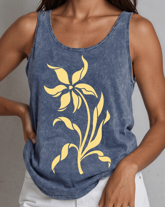 Lily Whisper Tank Top | Yellow