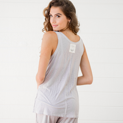 Sleepaholik "Love to Nap" Lounge Tank Top - Clearance Final Sale