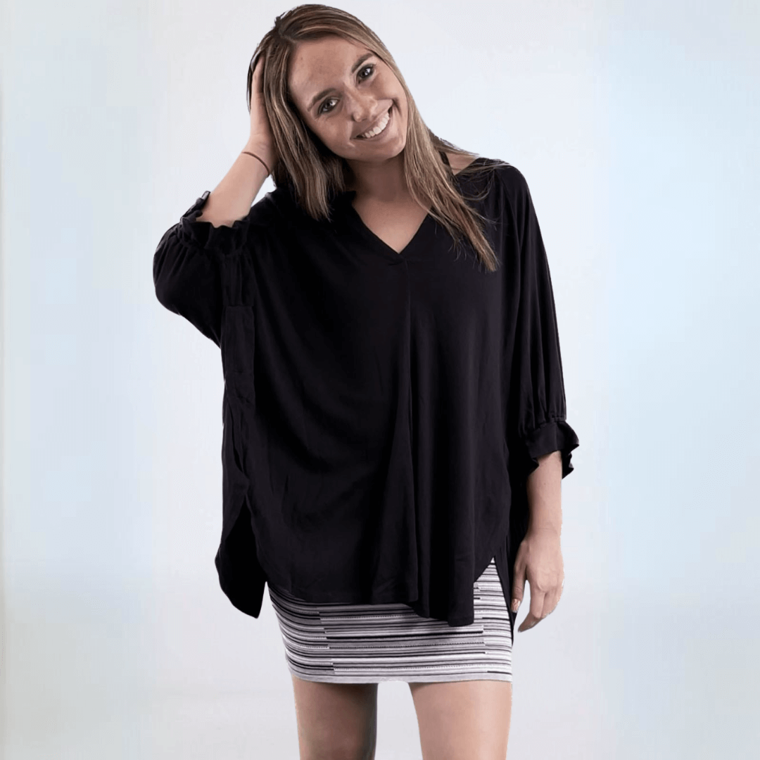 Tulip Tie Back Loose Fit Top CLEARANCE FINAL SALE