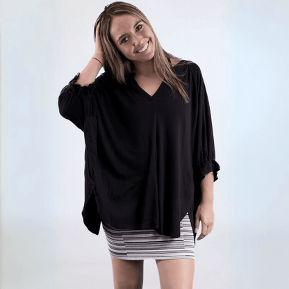 Tulip Tie Back Loose Fit Top CLEARANCE FINAL SALE
