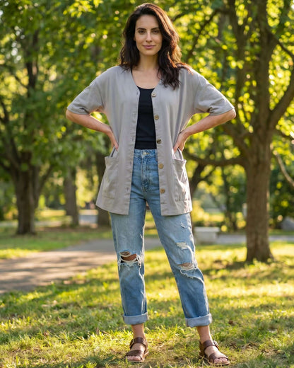 Mary K Farm Jacket | Organic USA Cotton | Wet Weather