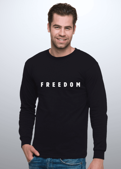 Men's FREEDOM Long Sleeve Tee Made in USA
