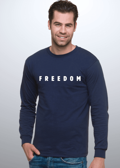 Men's FREEDOM Long Sleeve Tee Made in USA