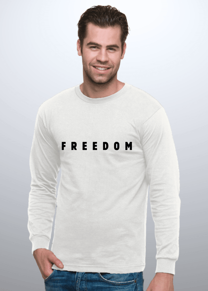 Men's FREEDOM Long Sleeve Tee Made in USA