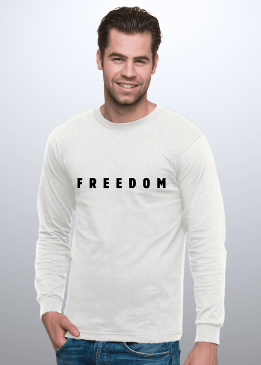 Men's FREEDOM Long Sleeve Tee Made in USA