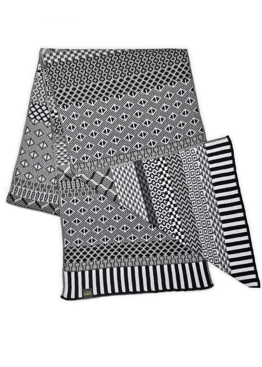 Midnight Knitted Scarf Made in USA Solmate