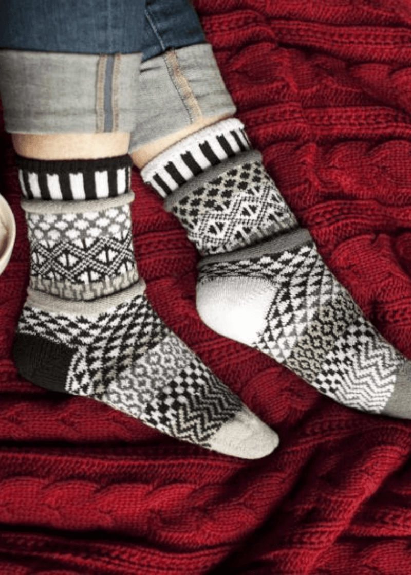 MIDNIGHT Knitted Crew Socks