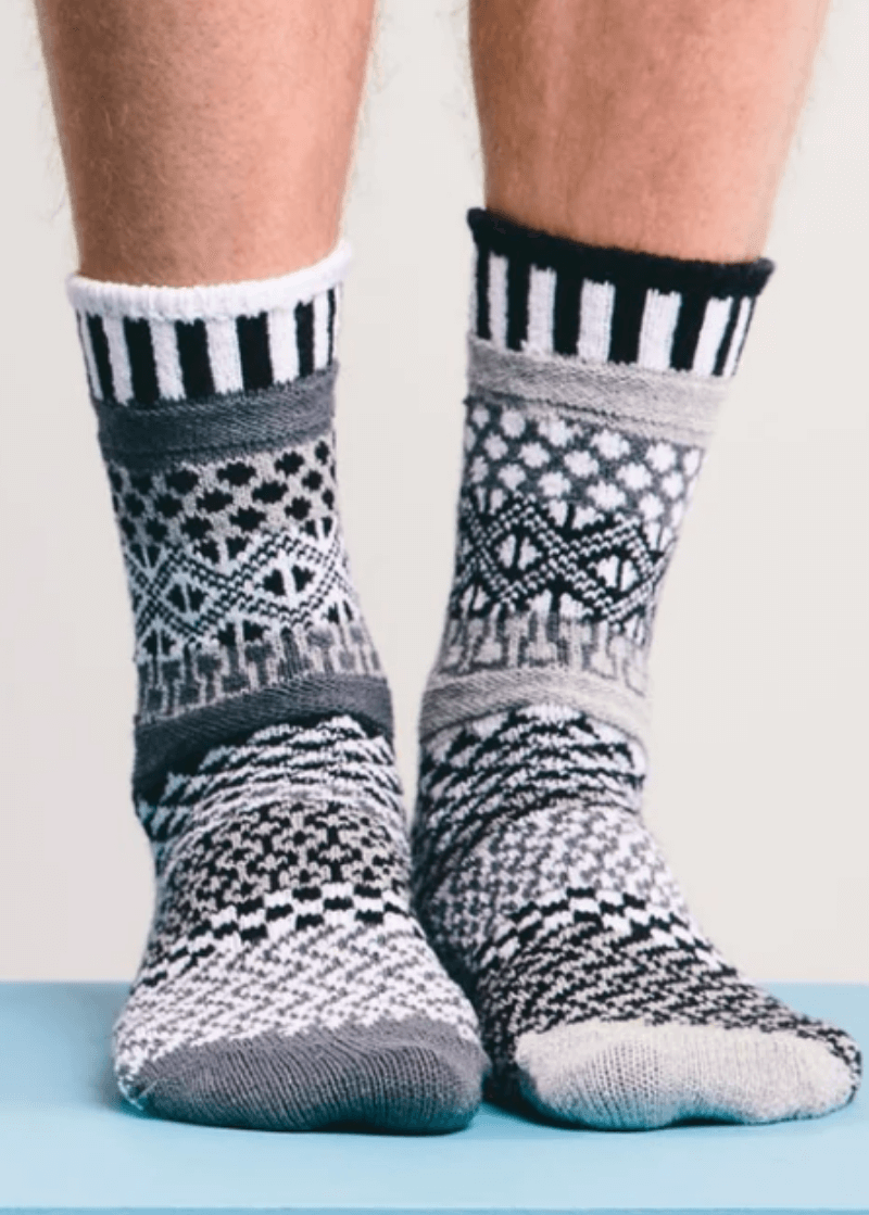MIDNIGHT Knitted Crew Socks