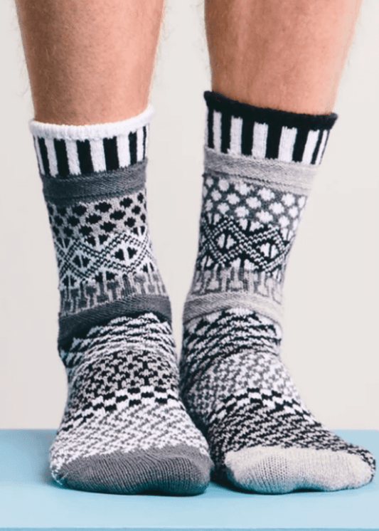 MIDNIGHT Knitted Crew Socks
