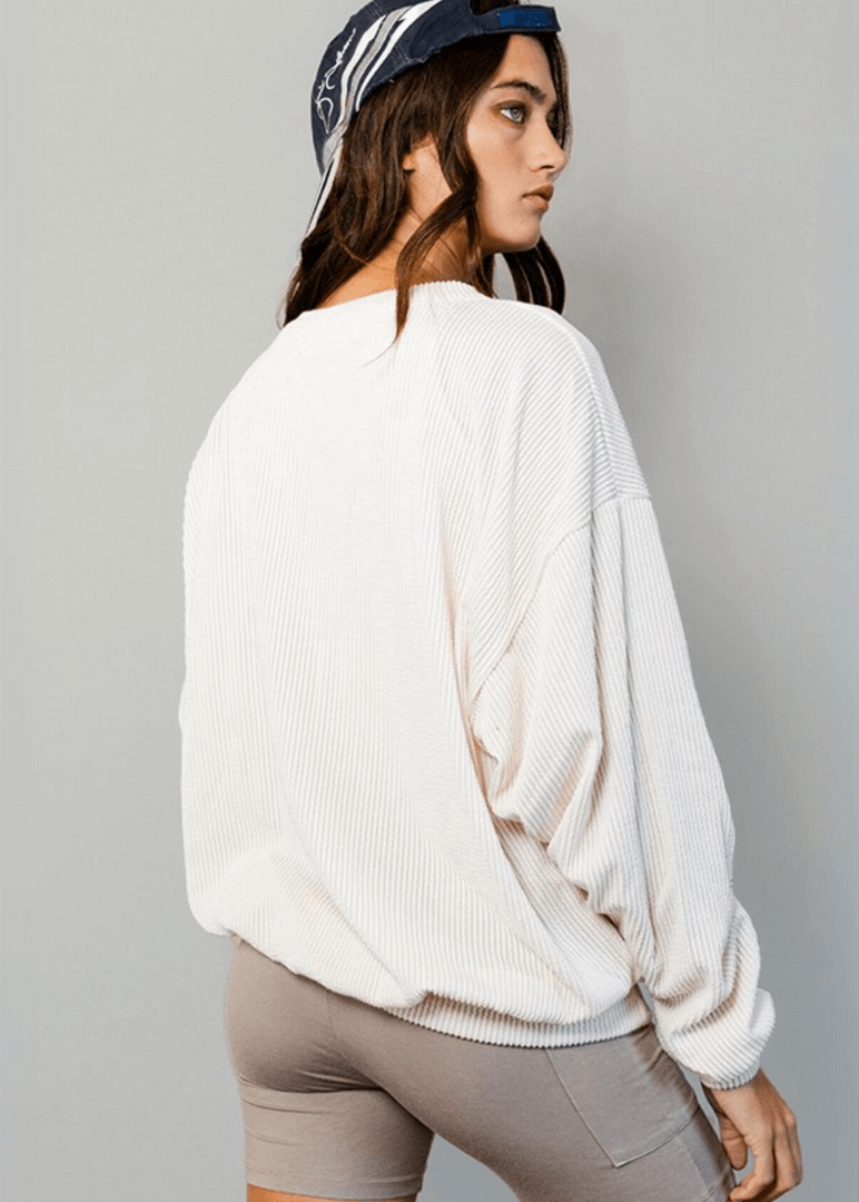 Graphic "MIDWEST" Oversized Sweatshirt Made in USA