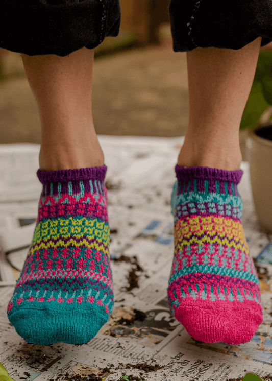 MORNING GLORY Ankle Socks Solmate Socks
