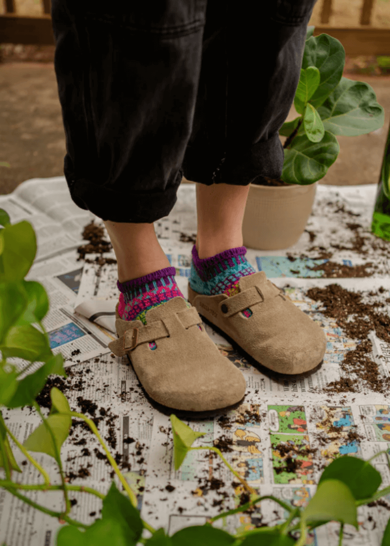MORNING GLORY Ankle Socks Solmate Socks