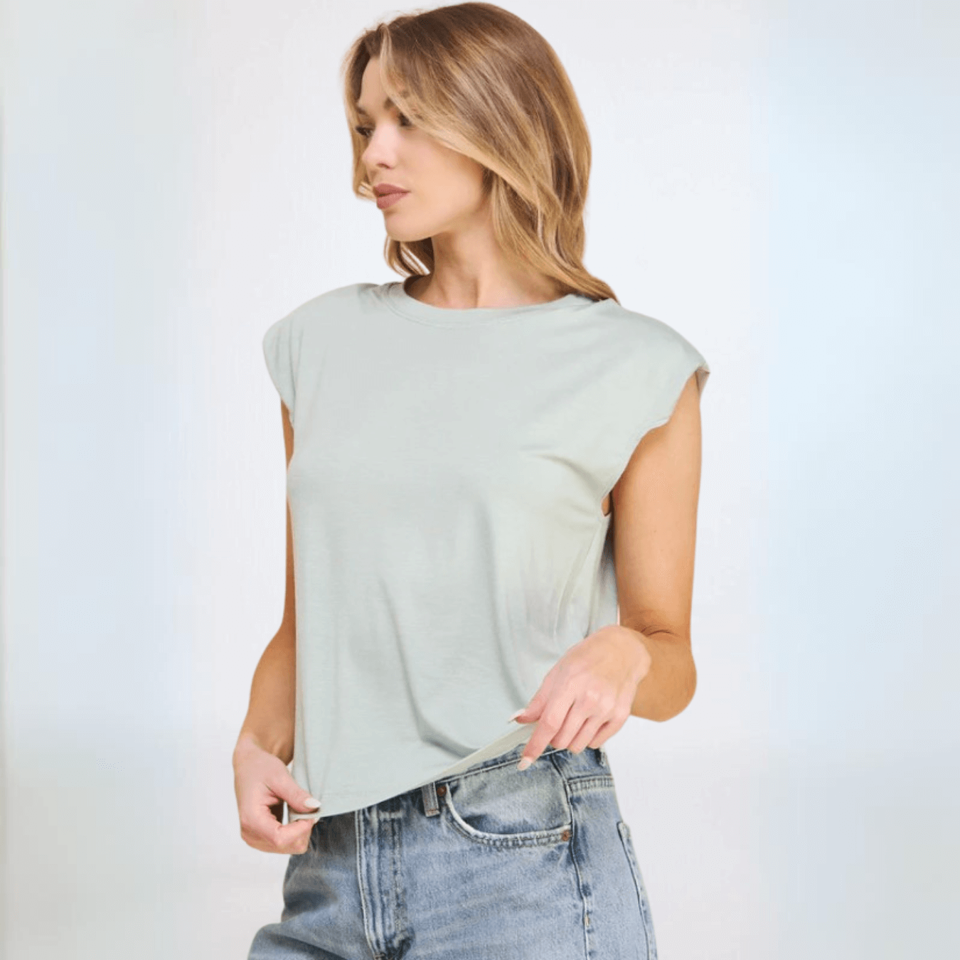 Angel Soft Muscle Tee Made in USA