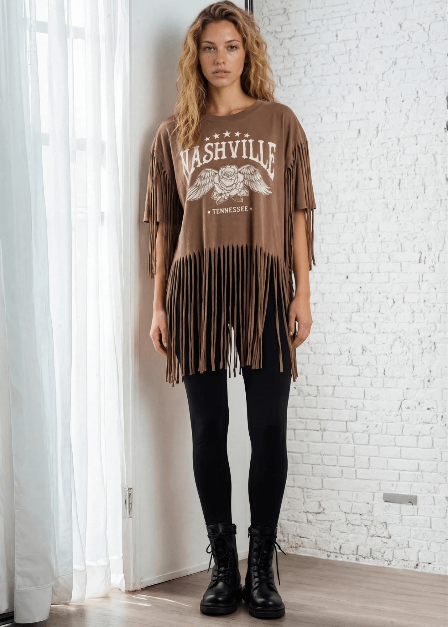 Farrah Fringe Nashville Top