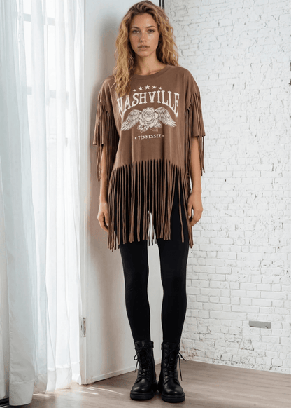 Farrah Fringe Nashville Top