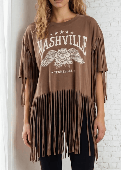 Farrah Fringe Nashville Top