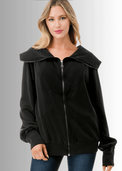 Nylah Dreamy Soft Big Collar Jacket