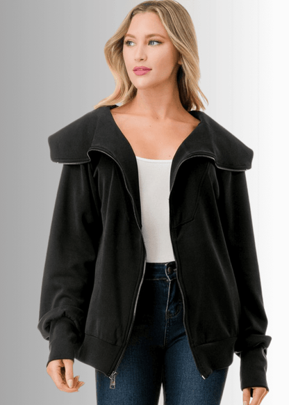 Nylah Dreamy Soft Big Collar Jacket