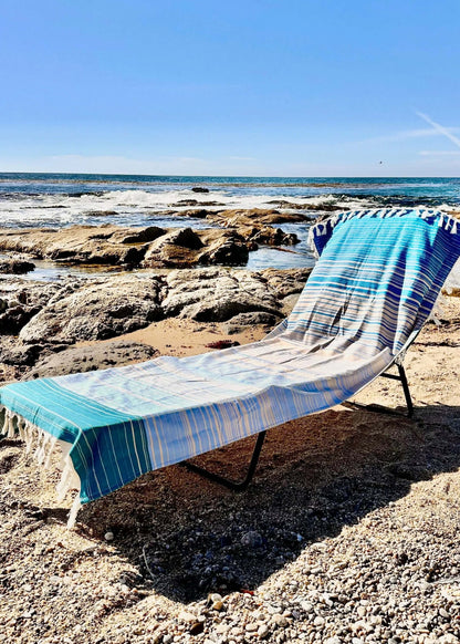 Striped 3 in 1 Turkish Cotton Beach Bag