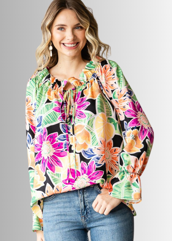 Off the Shoulder Floral Top